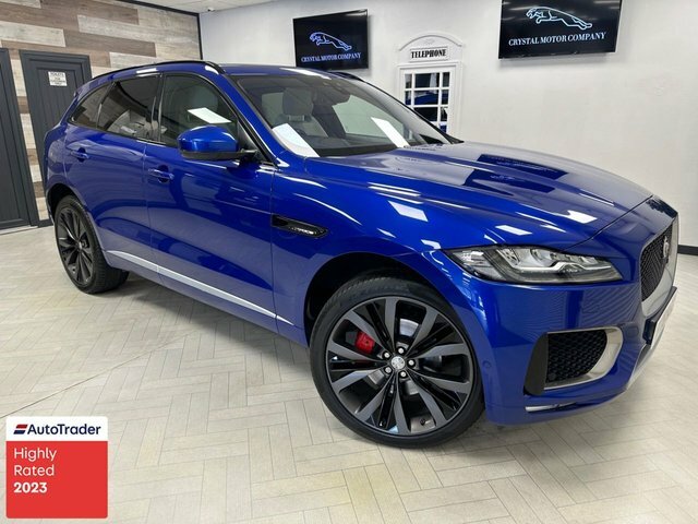 Compare Jaguar F-Pace 3.0 V6 First Edition Awd 296 Bhp FT16NSU Blue