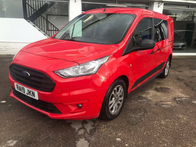 Compare Ford Transit Connect 1.5 Ecoblue 120Ps Trend Dcab Van Powershift - 5 S RA19JKN Red