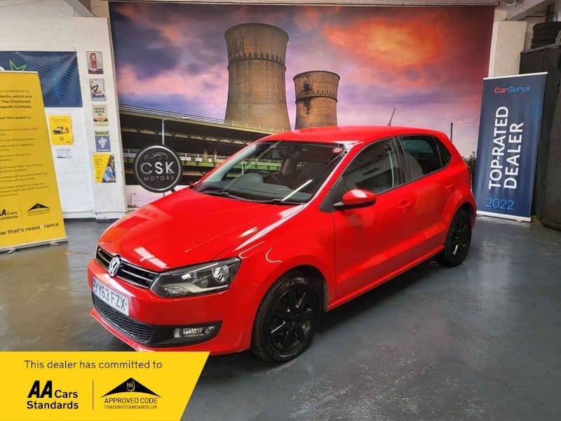 Compare Volkswagen Polo Match Edition YY63FZX Red