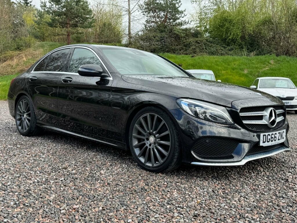 Compare Mercedes-Benz C Class C250 D Amg Line Premium Plus DG66ZNC Black