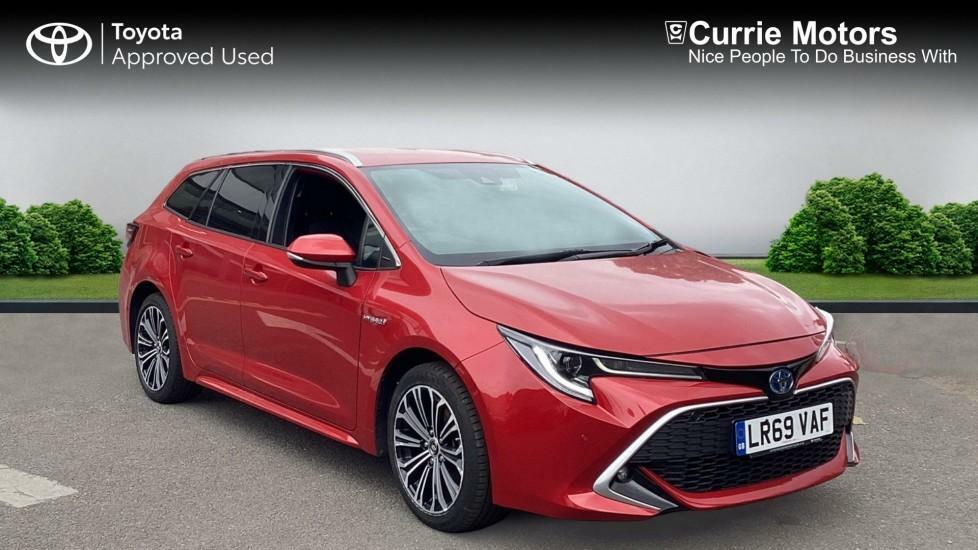 Compare Toyota Corolla 1.8 Vvt-h Excel Touring Sports Cvt Euro 6 Ss LR69VAF Red