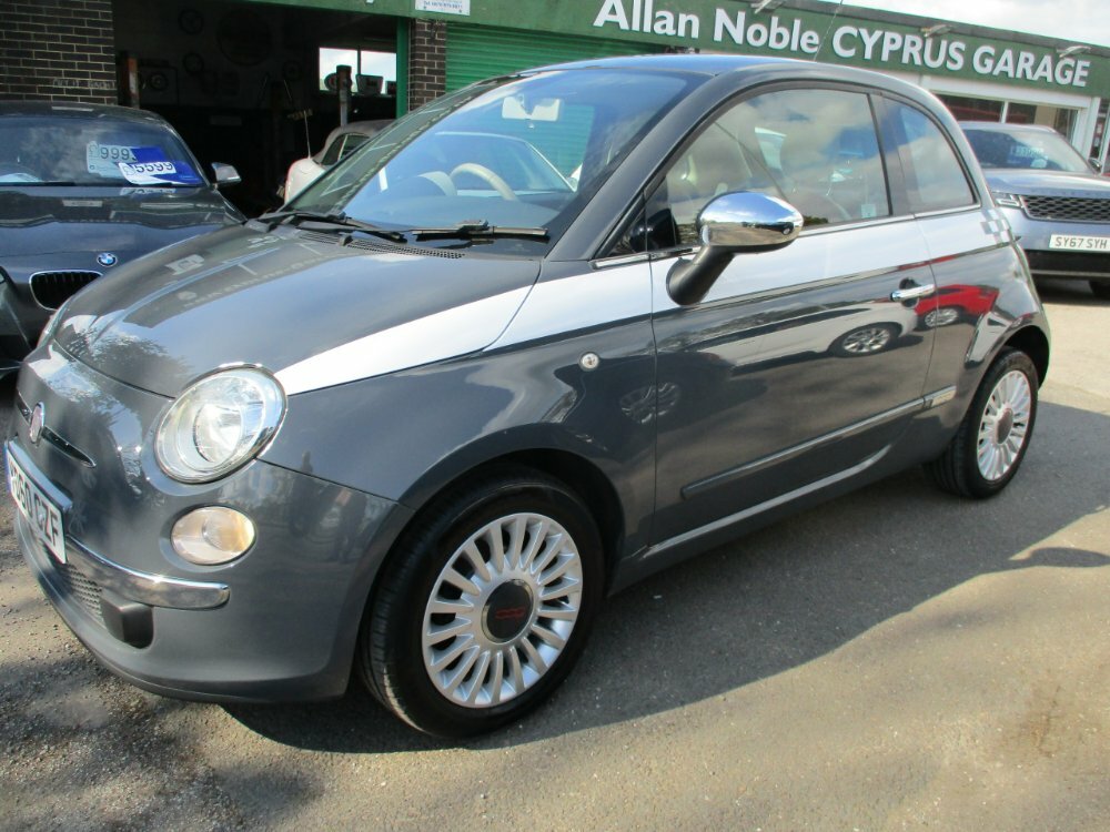 Compare Fiat 500 1.2 Lounge Hatchback Euro 5 Ss YD60GZF Grey