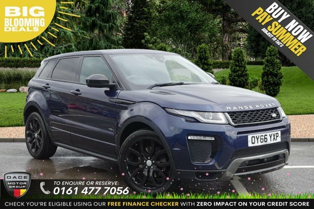 Compare Land Rover Range Rover Evoque 2.0 Td4 Hse Dynamic Lux 177 Bhp OY66YXP Blue