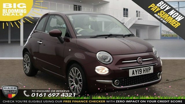 Compare Fiat 500 1.2 Lounge 69 Bhp AY19HVP Red