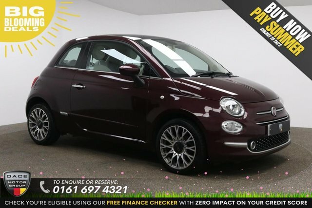 Compare Fiat 500 1.2 Lounge 69 Bhp AY19HVP Red