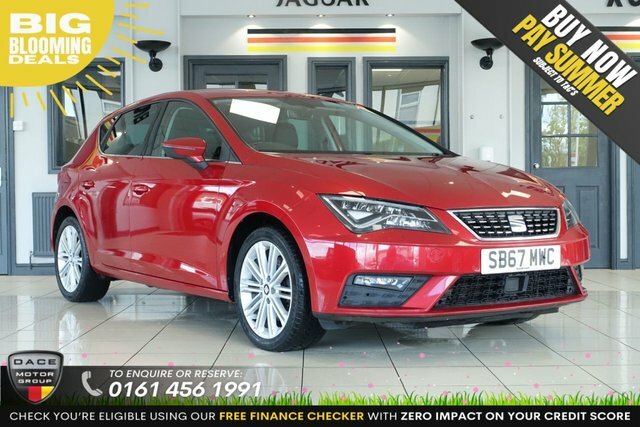 Compare Seat Leon 2.0 Tdi Xcellence Technology 181 Bhp SB67MWC Red
