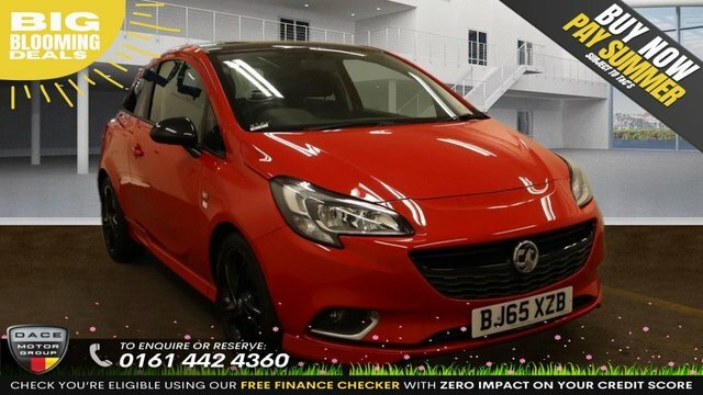 Compare Vauxhall Corsa 1.4 Limited Edition 89 Bhp BJ65XZB Red