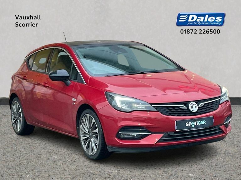 Compare Vauxhall Astra Astra Griffin Edition T WL71FKU Red