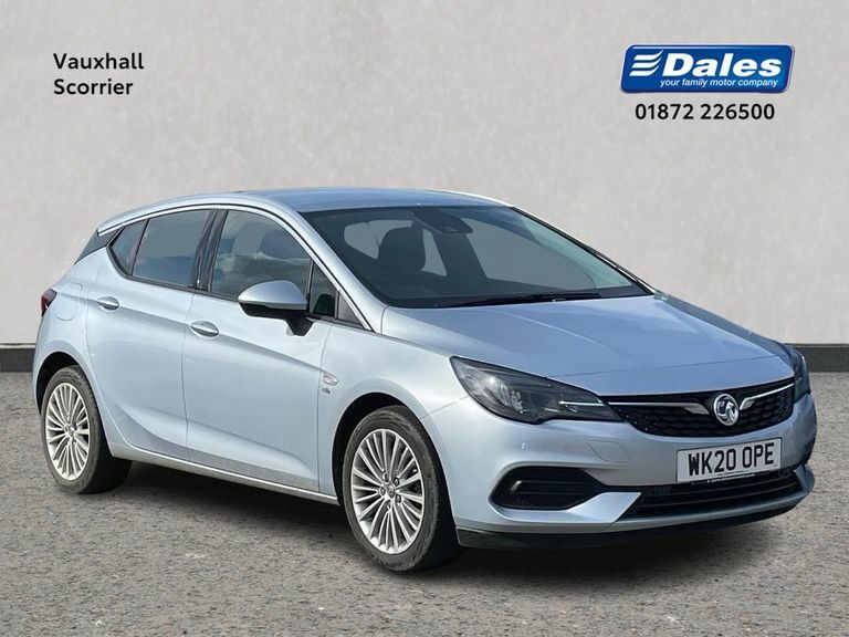 Compare Vauxhall Astra 1.2 Turbo 145 Elite Nav WK20OPE Silver
