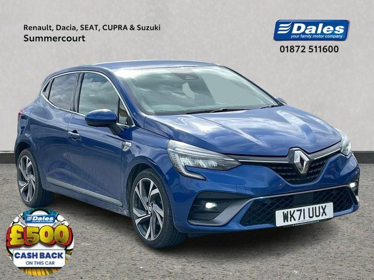 Compare Renault Clio 1.0 Tce 90 Rs Line WK71UUX Blue