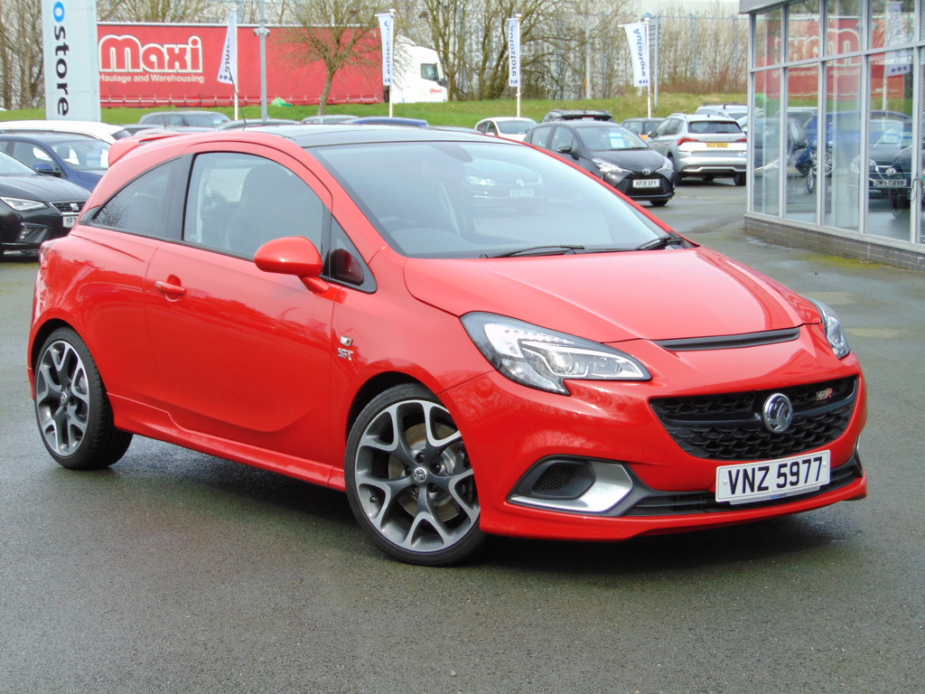 Compare Vauxhall Corsa 1.6T Vxr VNZ5977 Red