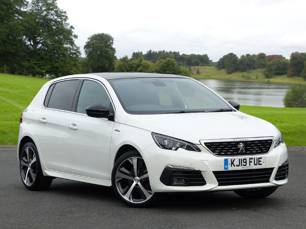 Compare Peugeot 308 308 Gt Line Blue Hdi Ss KJ19FUE White