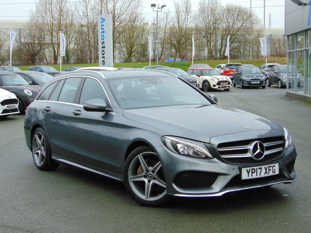 Compare Mercedes-Benz C Class C200 Amg Line YP17XFG Grey