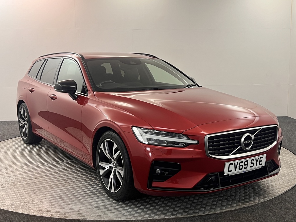 Compare Volvo V60 2.0 D3 150 R Design Plus CV69SYE Red