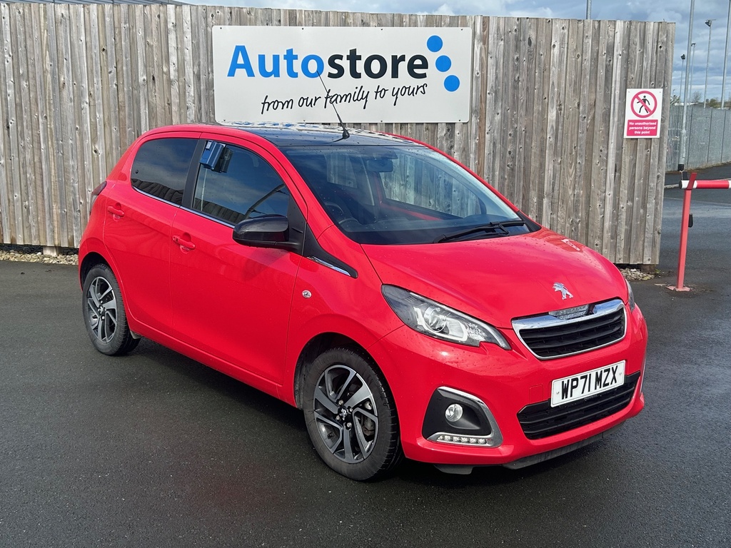 Compare Peugeot 108 1.0 72 Allure WP71MZX Red