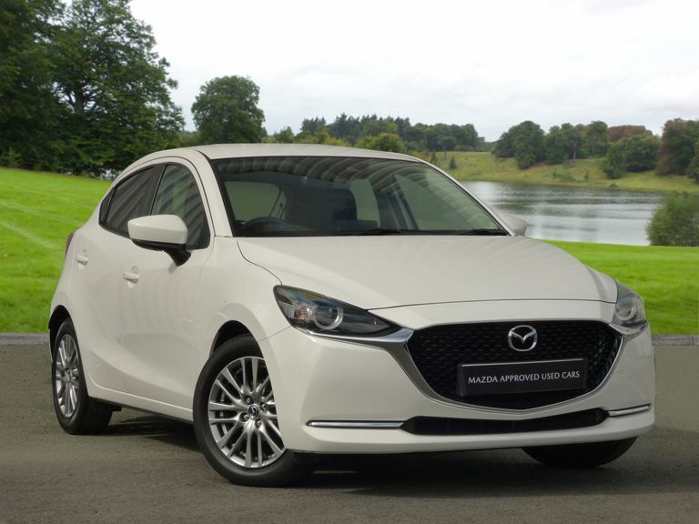 Compare Mazda 2 1.5 E-skyactiv G Mhev Gt Sport MX22VGG White