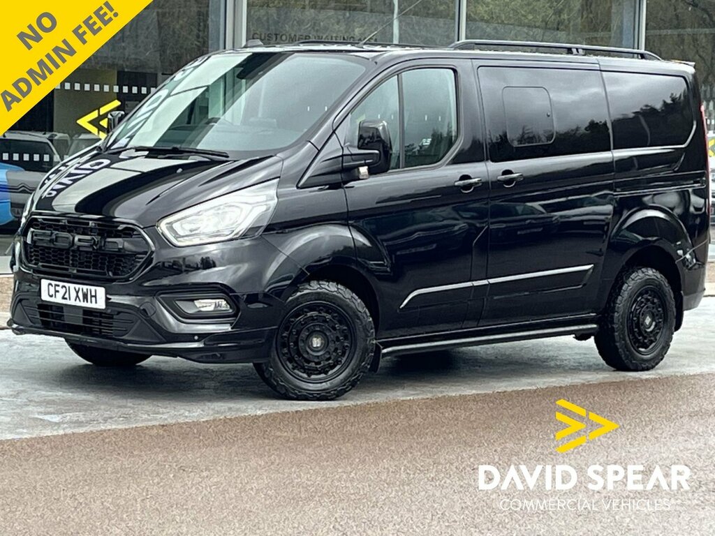 Compare Ford Transit Custom Tdci 170Ps 320 Rs Edition Limited 6 Seat Dciv Crew CF21XWH Black
