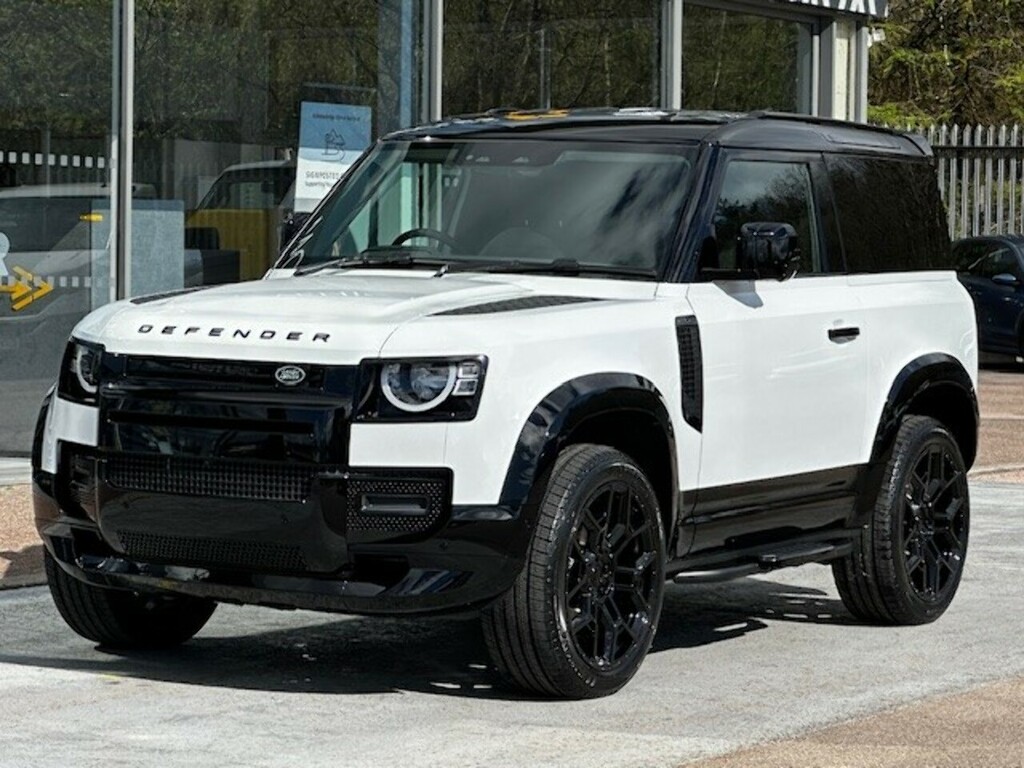 Compare Land Rover Defender Mhev Hard Top Black Edition With Centre Console  White