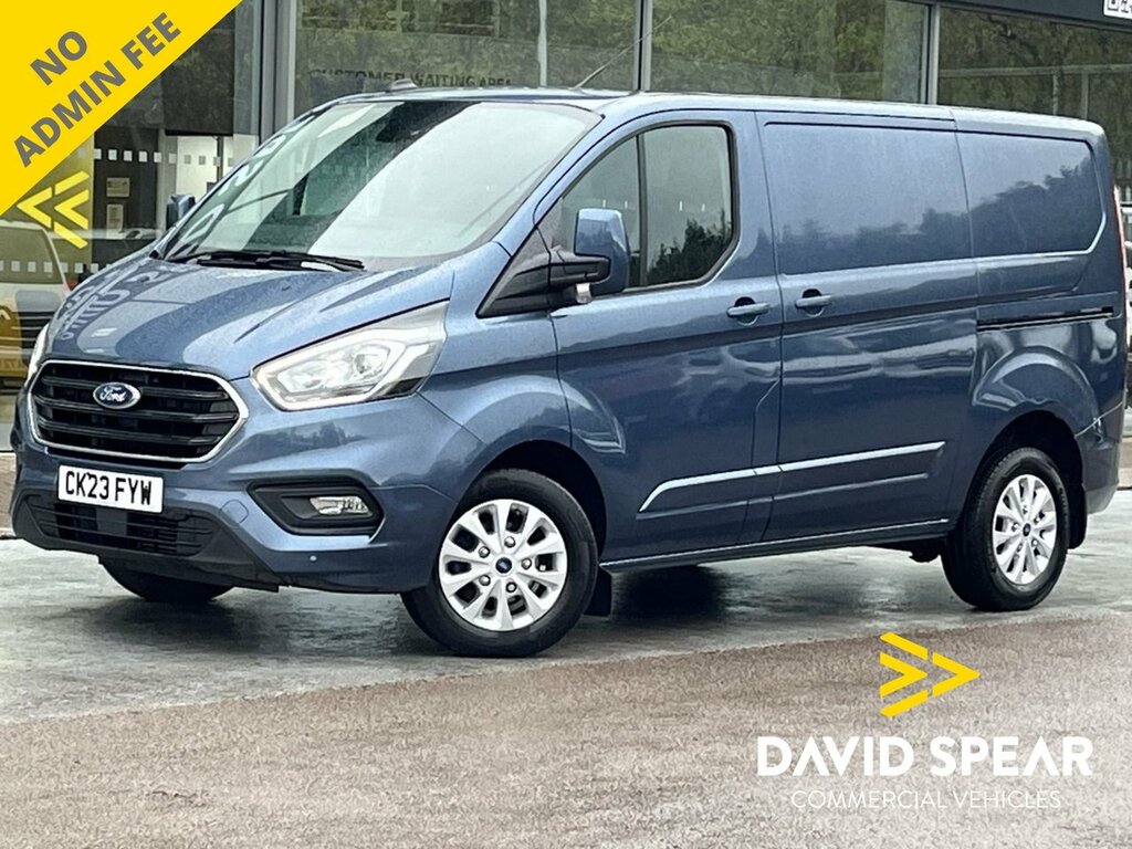 Compare Ford Transit Custom Tdci 130Ps 280 Limited L1 Swb With Air Con, R CK23FYW Blue