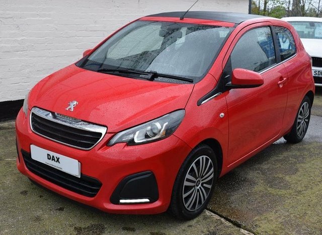 Compare Peugeot 108 1.0 Active Top MM65NVR Red
