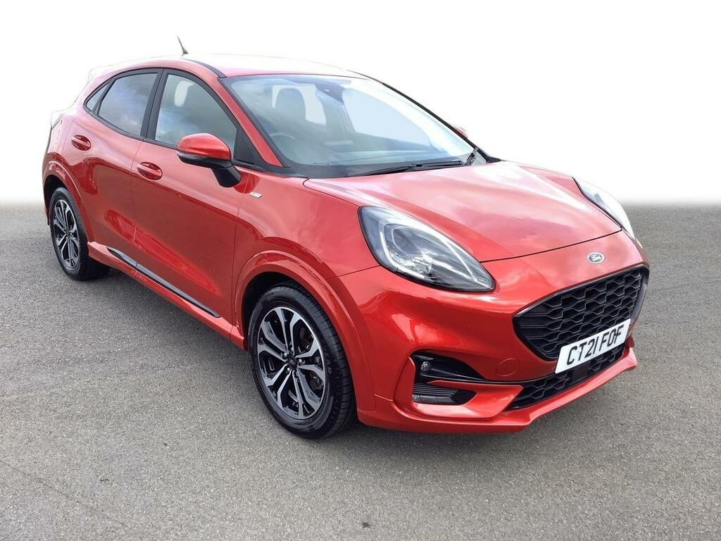 Compare Ford Puma 1.0 Ecoboost Hybrid Mhev St-line CT21FOF Red