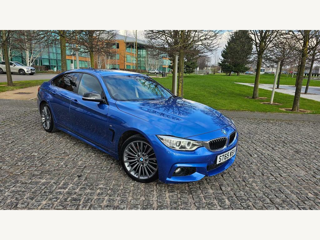 Compare BMW 4 Series Gran Coupe Gran Coupe 2.0 420D M Sport Euro 6 Ss ST65WSV Blue