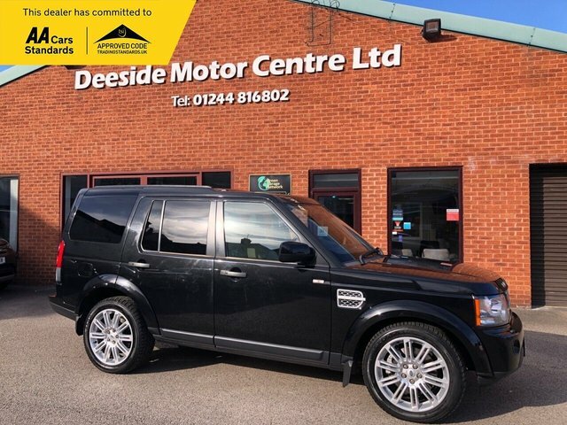 Compare Land Rover Discovery 3.0 4 Sdv6 Hse 255 Bhp OU13YXP Black