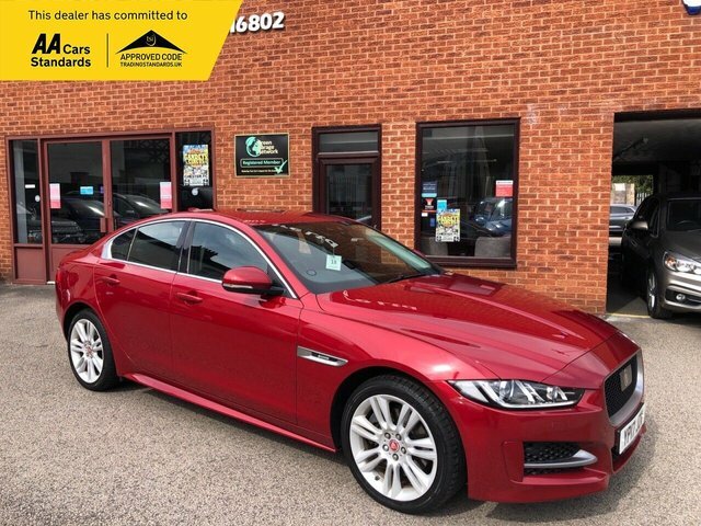 Compare Jaguar XE Xe R-sport D Awd YP17JZW Red