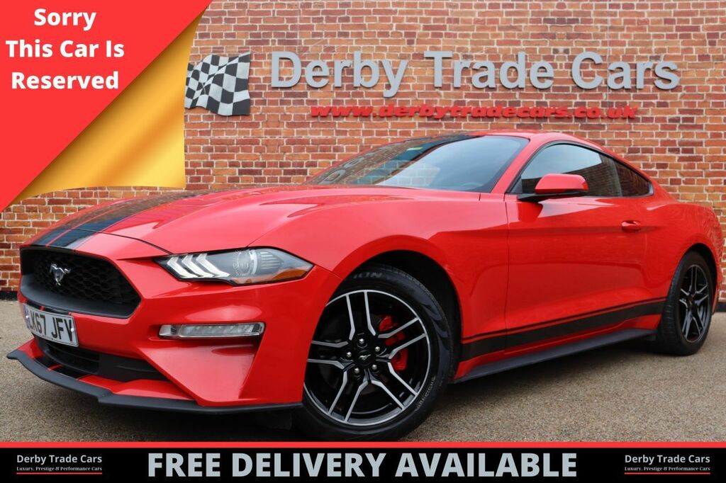 Compare Ford Mustang Ford Mustang 2.3T Ecoboost Fastback Selshift Euro LK67JFV Red