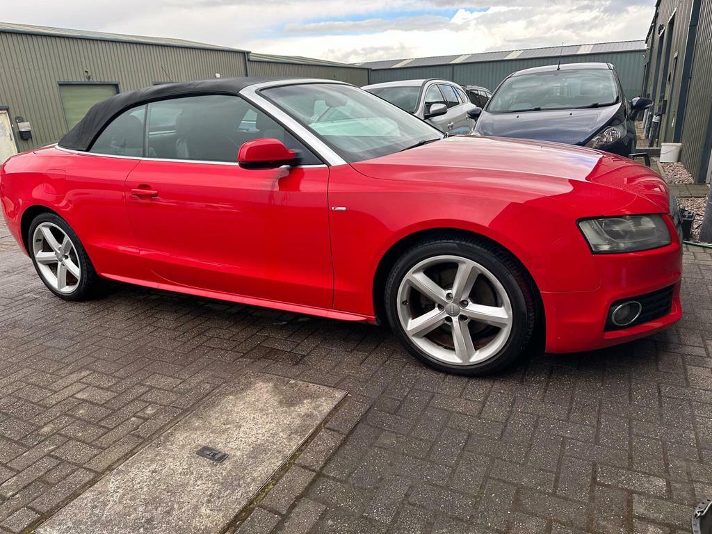 Compare Audi A5 Cabriolet 2.0 Tdi S Line Euro 5 Ss HD11MFN Red