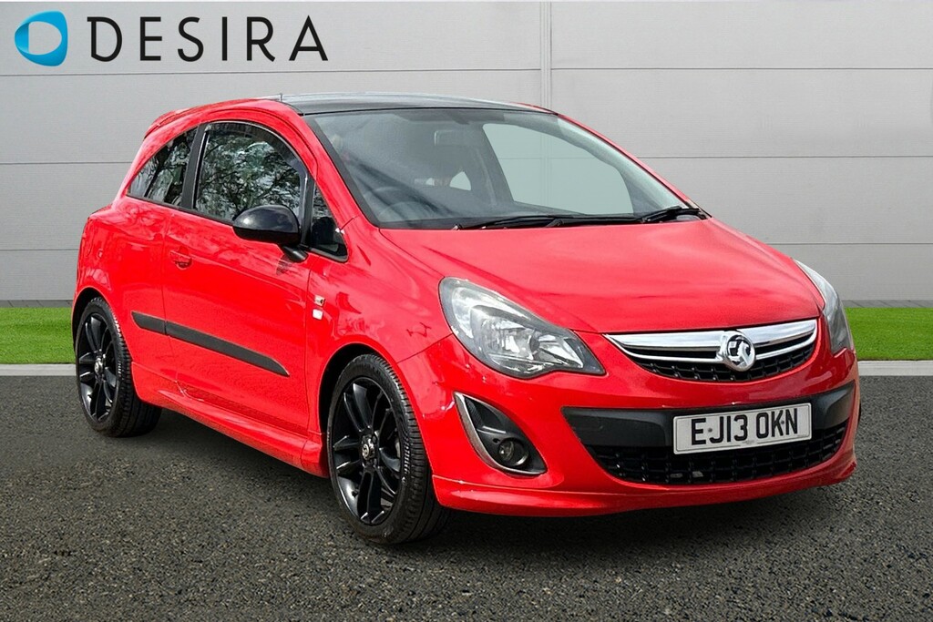Compare Vauxhall Corsa 1.2 Limited Edition EJ13OKN Red
