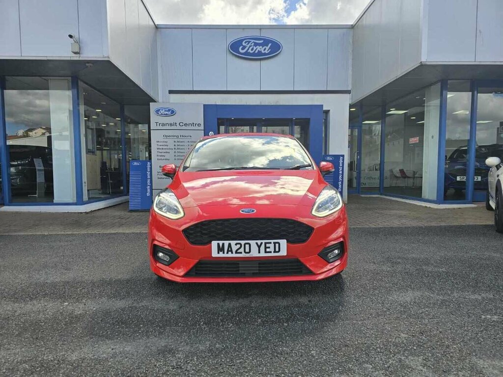 Compare Ford Fiesta Fiesta St-line Edition T MA20YED Red