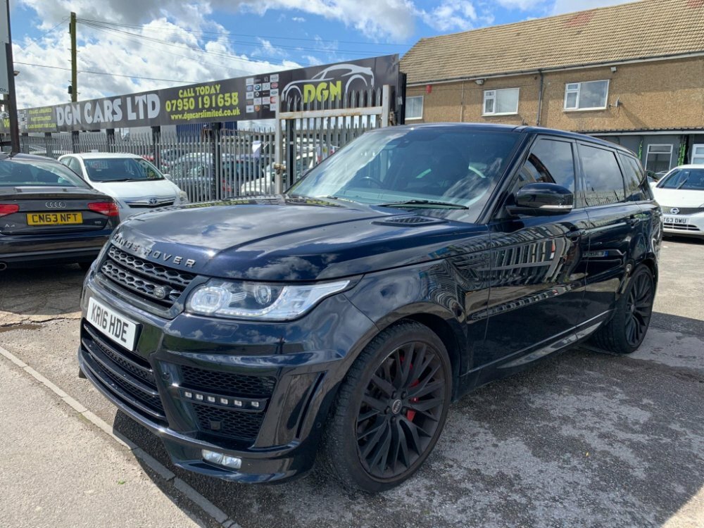 Compare Land Rover Range Rover Sport 3.0 Sd V6 Hse 4Wd Euro 6 Ss KR16HDE Black