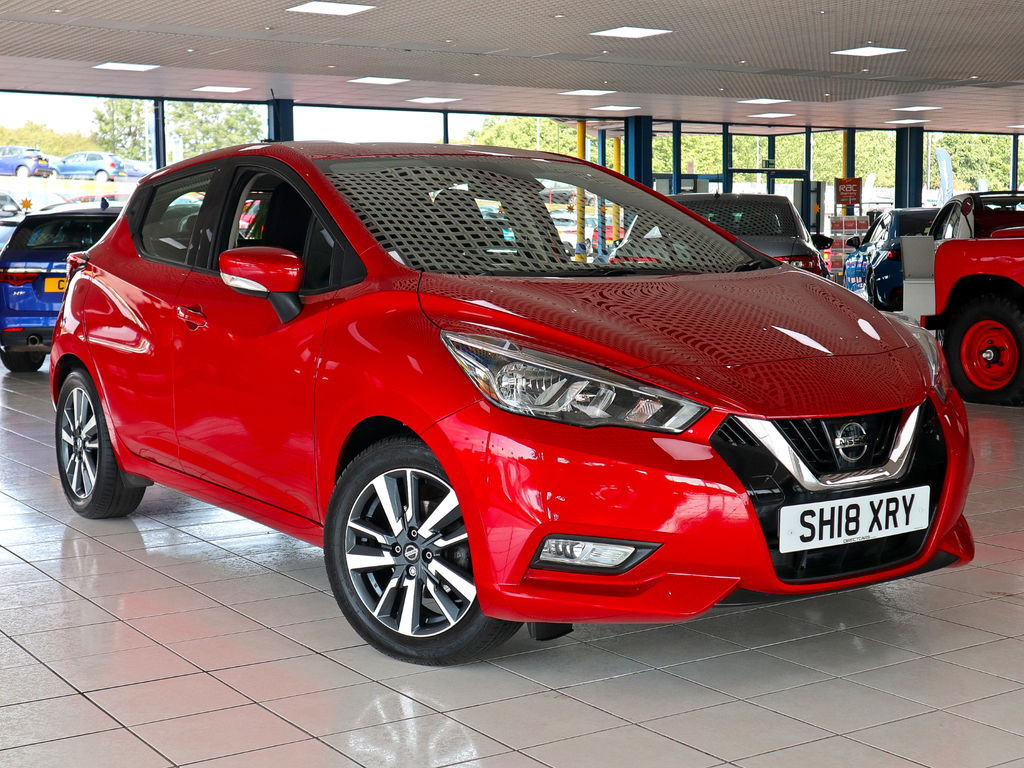 Compare Nissan Micra 1.0 Acenta SH18XRY Red