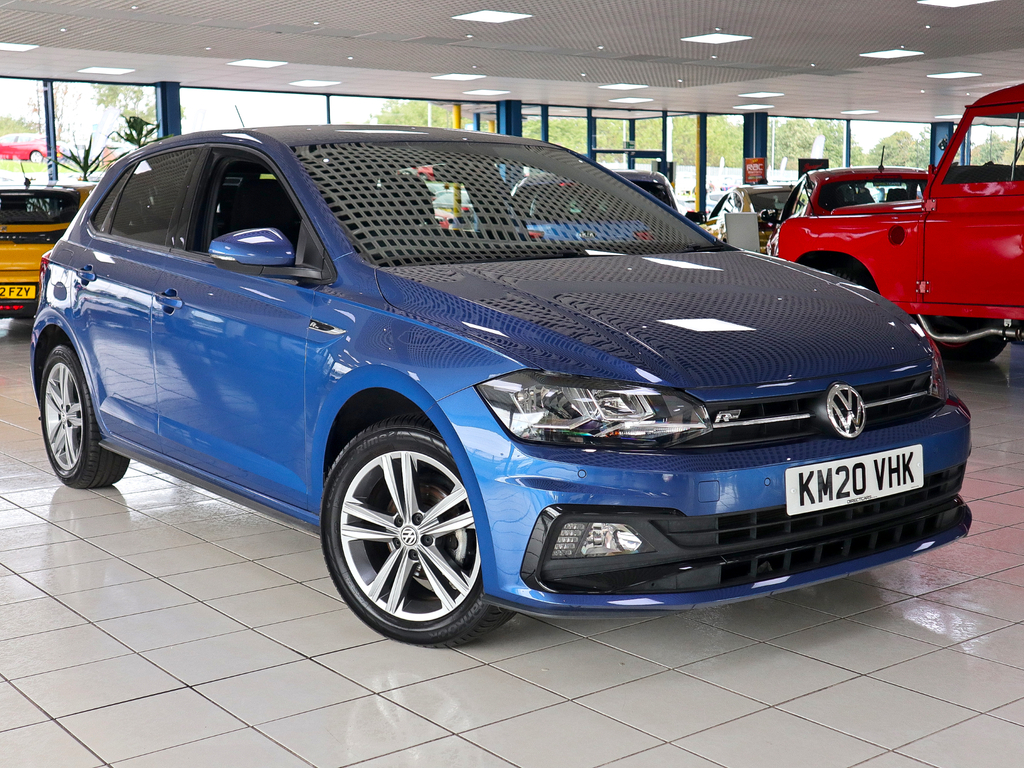 Compare Volkswagen Polo 1.0 R-line Tsi KM20VHK Blue
