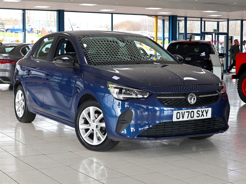 Compare Vauxhall Corsa 1.2 Se Premium OV70SXY Blue