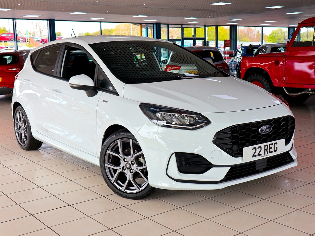 Compare Ford Fiesta 1.0 St-line Edition Mhev YGZ3104 White