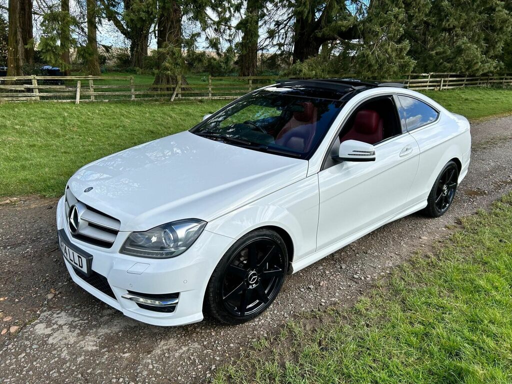 Compare Mercedes-Benz C Class Coupe AF14LLD White
