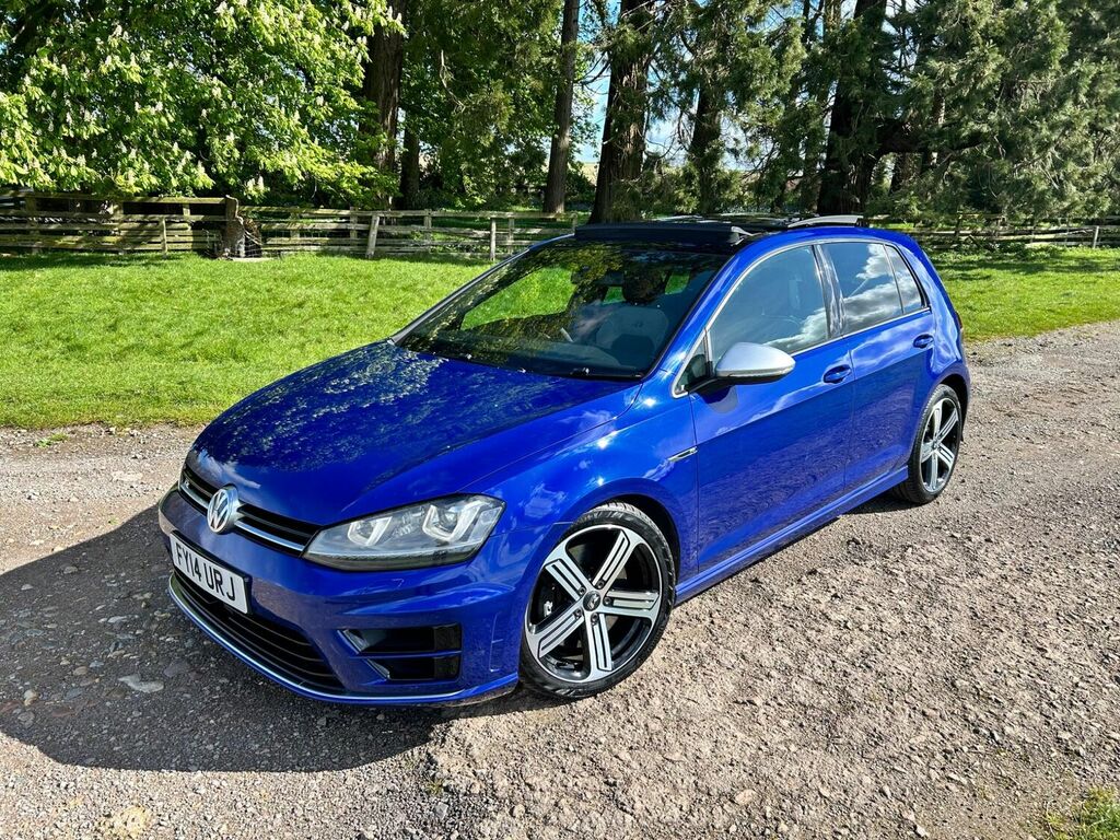 Volkswagen Golf R Blue #1