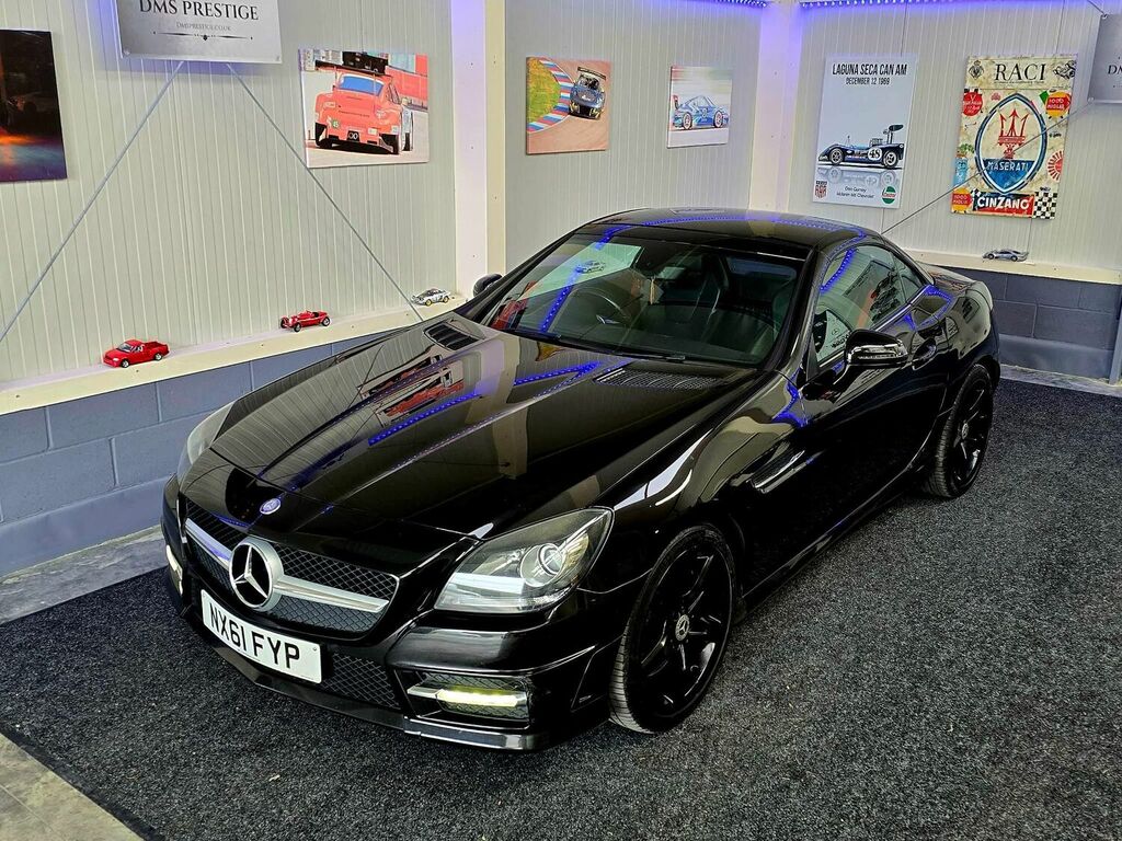 Compare Mercedes-Benz SLK Convertible 2.1 Slk250 Cdi Blueefficiency Amg Spor NX61FYP Black