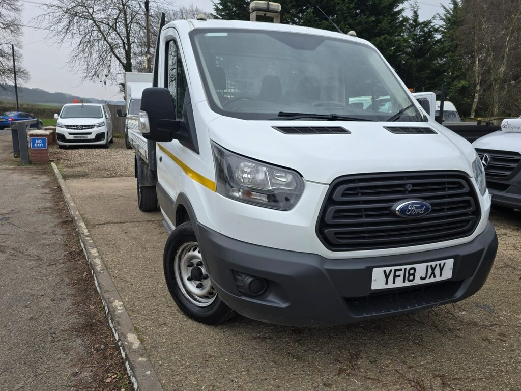 Compare Ford Transit Custom 2.0 Tdci 130Ps Chassis Cab YF18JXY White