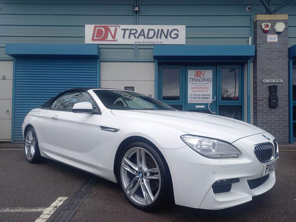 Compare BMW 6 Series Convertible 3.0 640D M Sport Euro 5 Ss PX13XDW White