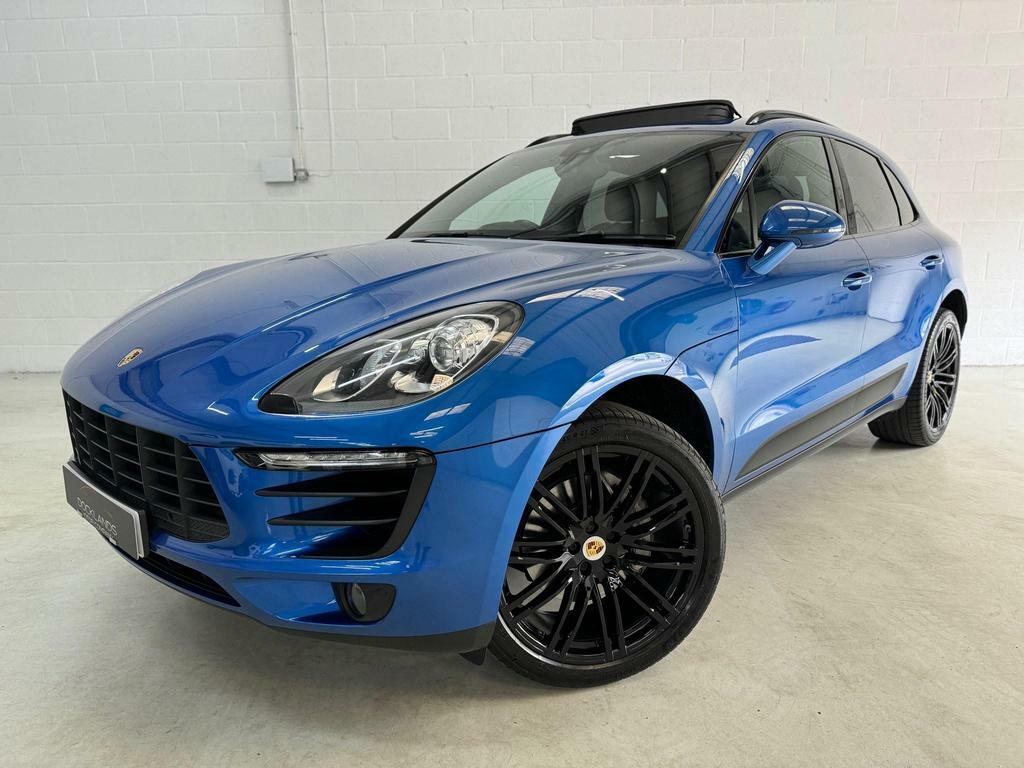 Compare Porsche Macan 3.0 Td V6 S Pdk 4Wd Euro 6 Ss YP15ZTJ Blue