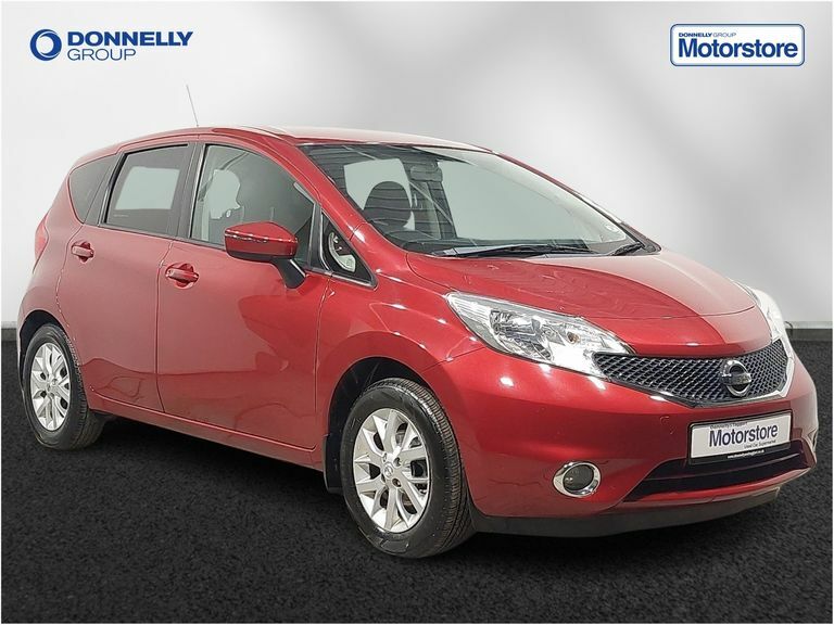 Compare Nissan Note 1.2 Acenta UHZ7764 Red