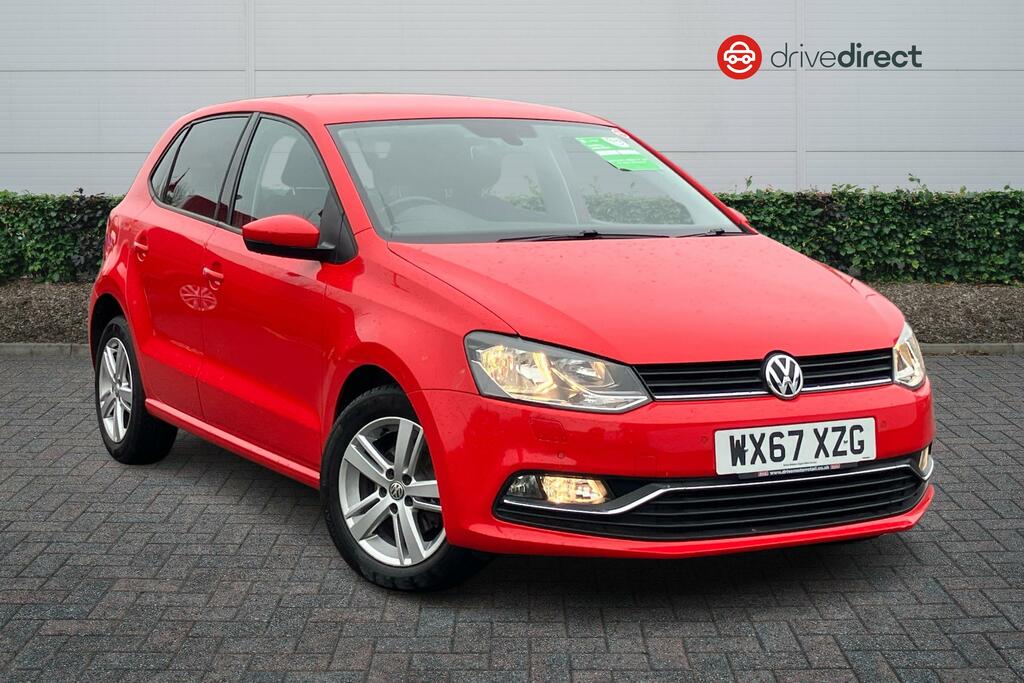 Compare Volkswagen Polo 1.2 Tsi Match Edition Hatchback WX67XZG Red