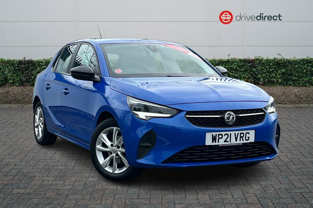 Compare Vauxhall Corsa 1.2 Se Premium Hatchback WP21VRG Blue