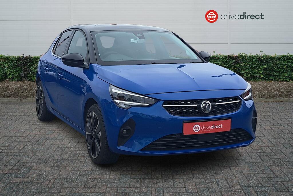 Compare Vauxhall Corsa 100Kw Elite Nav Premium 50Kwh 7.4Kwch H SRZ9881 Blue