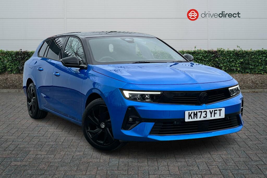 Compare Vauxhall Astra 1.2 Turbo 130 Gs Estate KM73YFT Blue