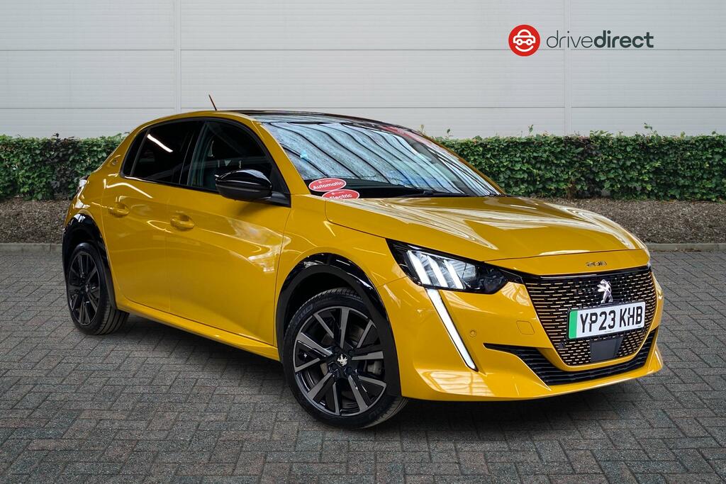 Compare Peugeot 208 208 Gt Ev YP23KHB Yellow