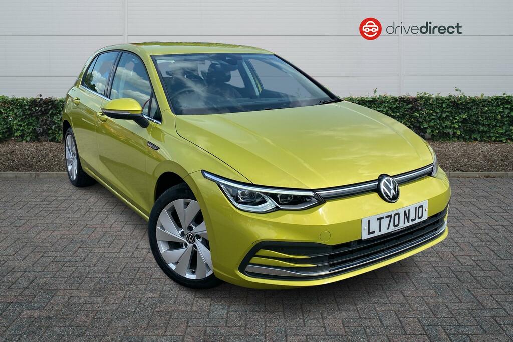 Compare Volkswagen Golf 1.5 Tsi Style Hatchback LT70NJO Yellow